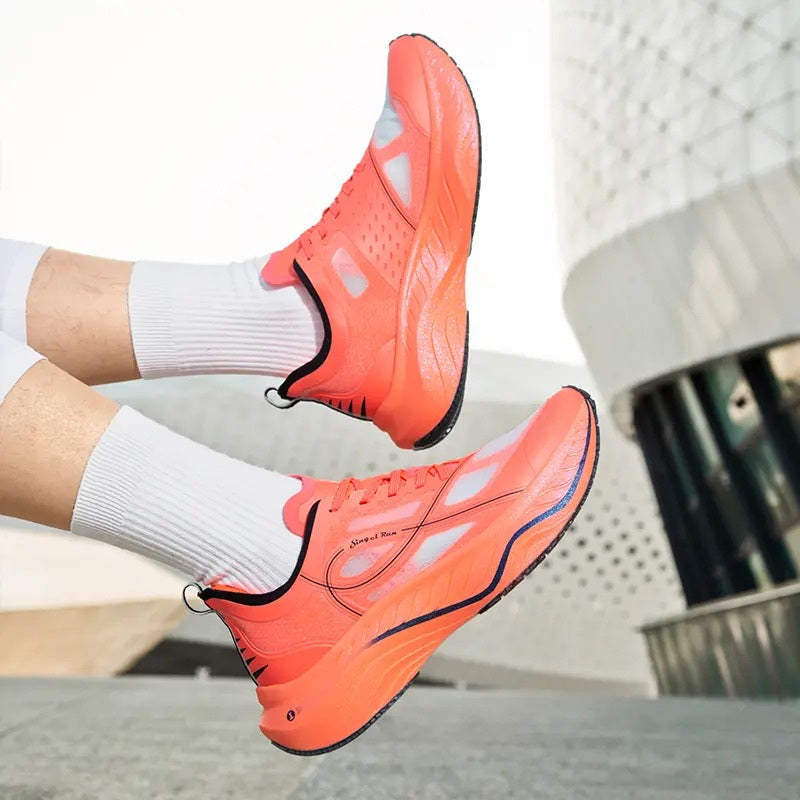 Calçados esportivos unissex, respiráveis, para corrida